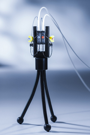 Komfortables Kalibrierungs-Stativ (optional).